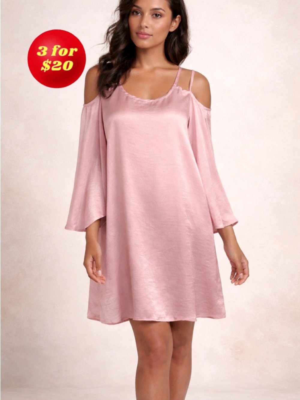NWOT Auditions Cold Shoulder Dress